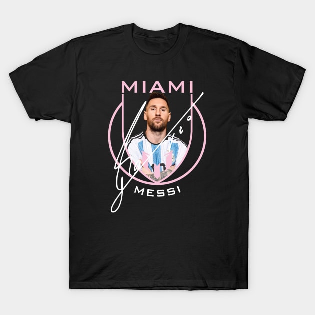 Messi Inter Miami T-Shirt by Nagorniak